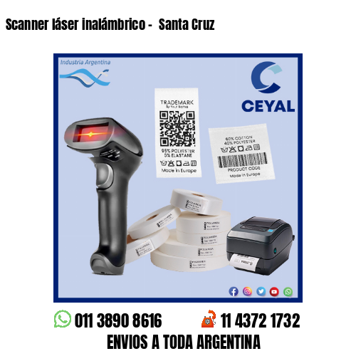 Scanner láser inalámbrico –  Santa Cruz