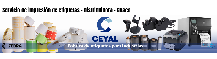 Servicio de impresión de etiquetas - Distribuidora - Chaco
