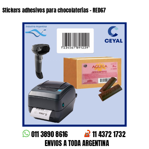 Stickers adhesivos para chocolaterías – RED67