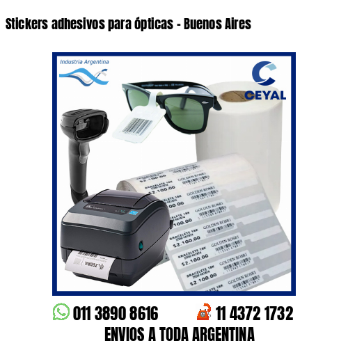 Stickers adhesivos para ópticas – Buenos Aires