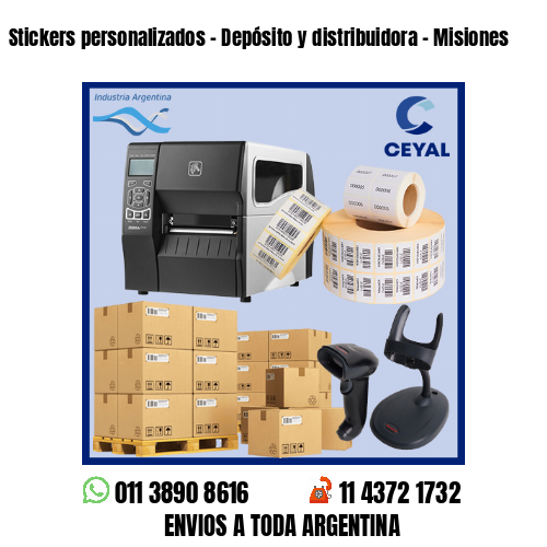 Stickers personalizados – Depósito y distribuidora – Misiones