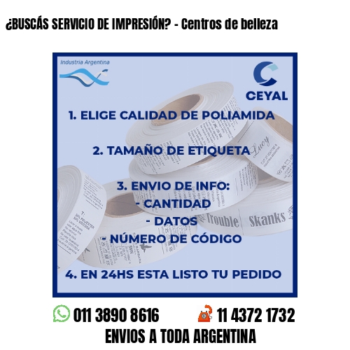 ¿BUSCÁS SERVICIO DE IMPRESIÓN? – Centros de belleza