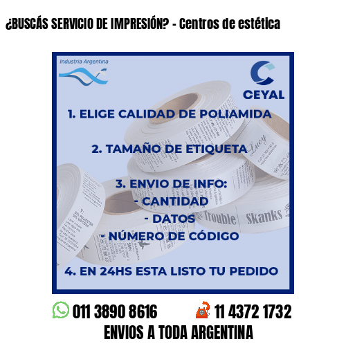 ¿BUSCÁS SERVICIO DE IMPRESIÓN? – Centros de estética