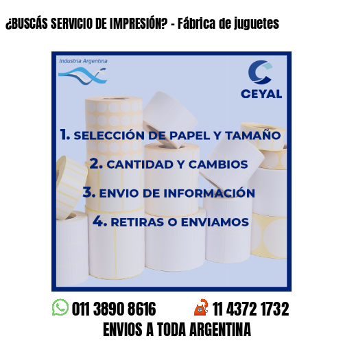 ¿BUSCÁS SERVICIO DE IMPRESIÓN? – Fábrica de juguetes