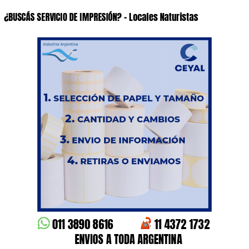 ¿BUSCÁS SERVICIO DE IMPRESIÓN? – Locales Naturistas
