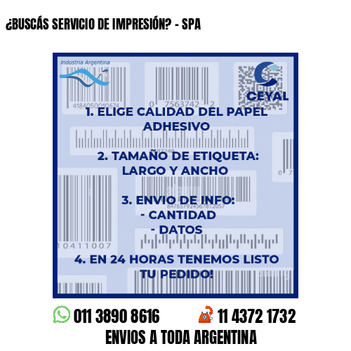 ¿BUSCÁS SERVICIO DE IMPRESIÓN? – SPA