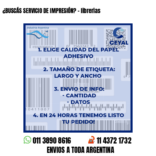 ¿BUSCÁS SERVICIO DE IMPRESIÓN? – librerias