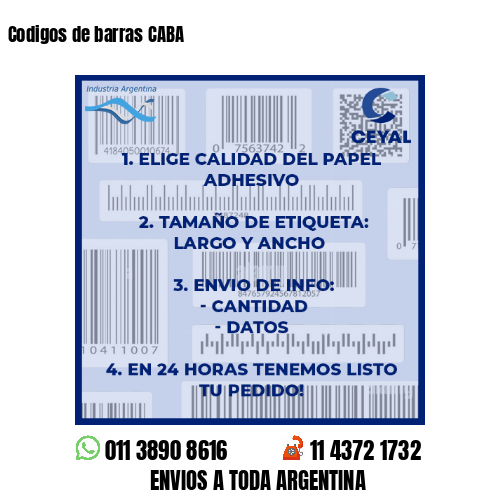 Codigos de barras CABA