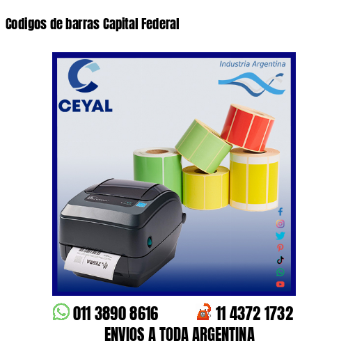 Codigos de barras Capital Federal