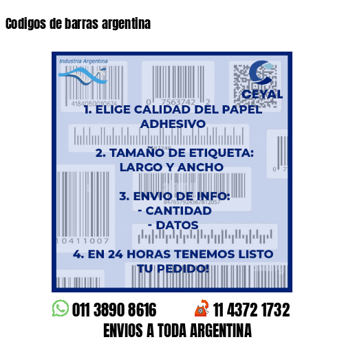 Codigos de barras argentina