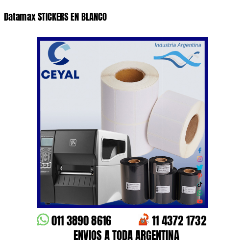Datamax STICKERS EN BLANCO