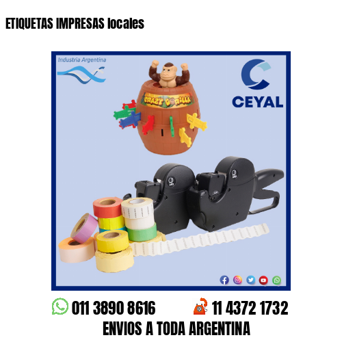 ETIQUETAS IMPRESAS locales