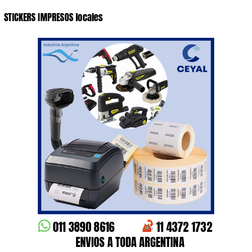 STICKERS IMPRESOS locales