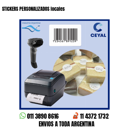 STICKERS PERSONALIZADOS locales