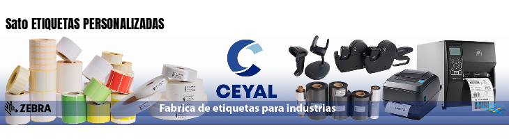 Sato ETIQUETAS PERSONALIZADAS