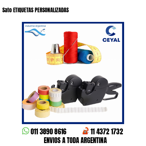 Sato ETIQUETAS PERSONALIZADAS