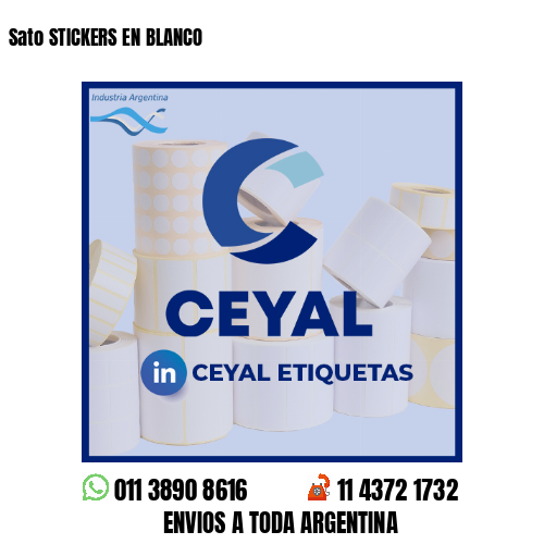 Sato STICKERS EN BLANCO