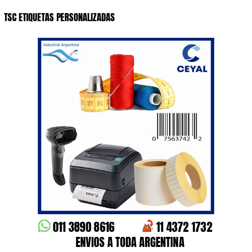TSC ETIQUETAS PERSONALIZADAS