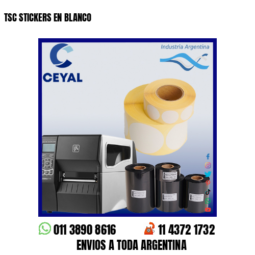 TSC STICKERS EN BLANCO