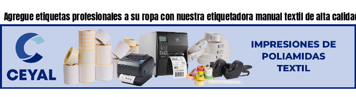 Agregue etiquetas profesionales a su ropa con nuestra etiquetadora manual textil de alta calidad .