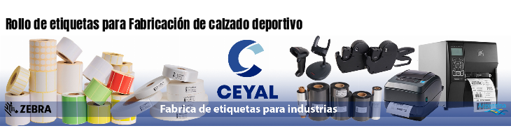 Rollo de etiquetas para Fabricación de calzado deportivo