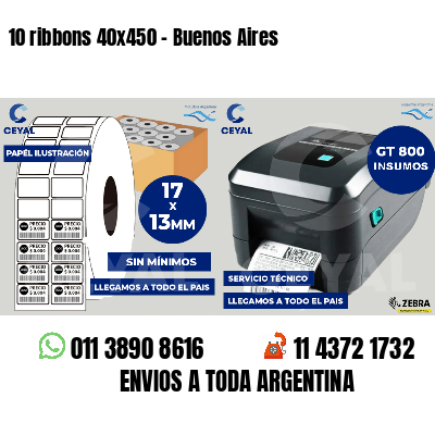 10 ribbons 40x450 - Buenos Aires