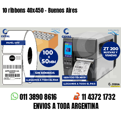 10 ribbons 40x450 - Buenos Aires