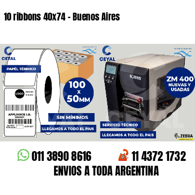 10 ribbons 40x74 - Buenos Aires