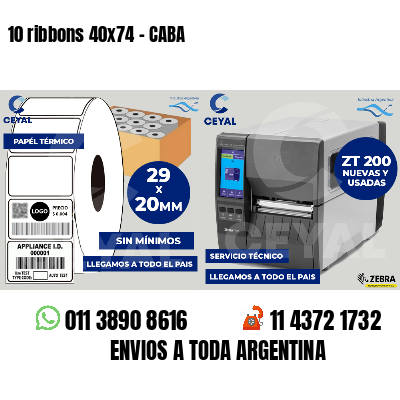10 ribbons 40x74 - CABA