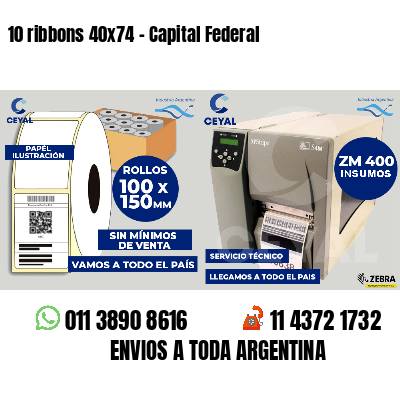 10 ribbons 40x74 - Capital Federal