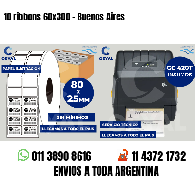 10 ribbons 60x300 - Buenos Aires