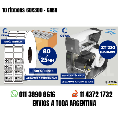 10 ribbons 60x300 - CABA