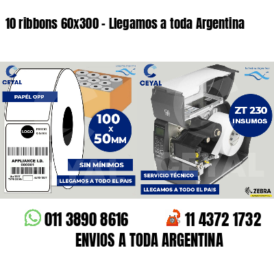 10 ribbons 60x300 - Llegamos a toda Argentina