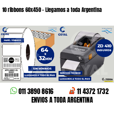 10 ribbons 60x450 - Llegamos a toda Argentina