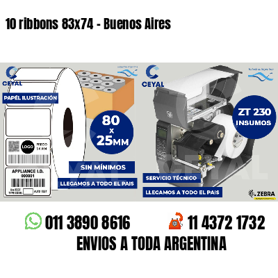 10 ribbons 83x74 - Buenos Aires