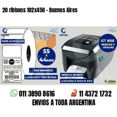 20 ribbons 102x450 - Buenos Aires