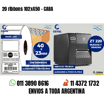 20 ribbons 102x450 - CABA
