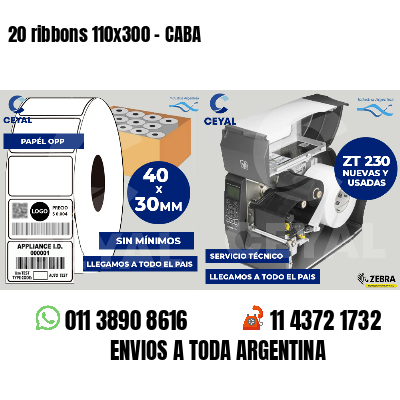 20 ribbons 110x300 - CABA