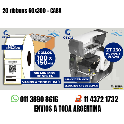 20 ribbons 60x300 - CABA