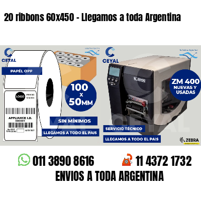 20 ribbons 60x450 - Llegamos a toda Argentina