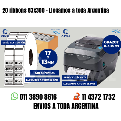 20 ribbons 83x300 - Llegamos a toda Argentina
