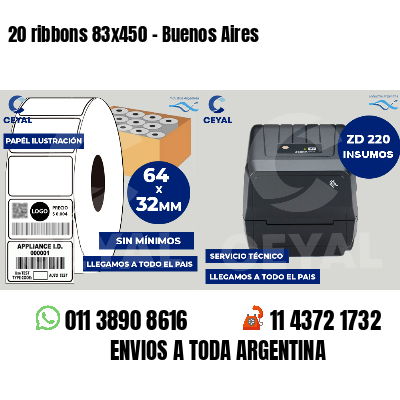 20 ribbons 83x450 - Buenos Aires