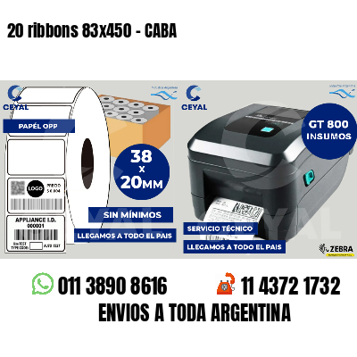 20 ribbons 83x450 - CABA