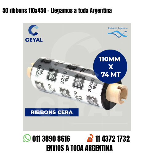 50 ribbons 110×450 – Llegamos a toda Argentina
