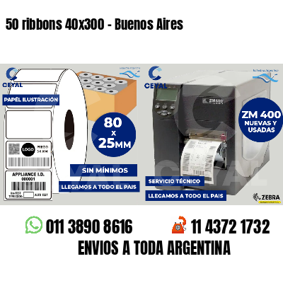 50 ribbons 40x300 - Buenos Aires