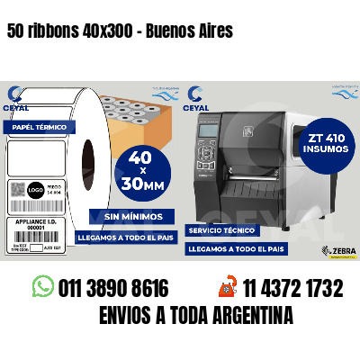 50 ribbons 40x300 - Buenos Aires