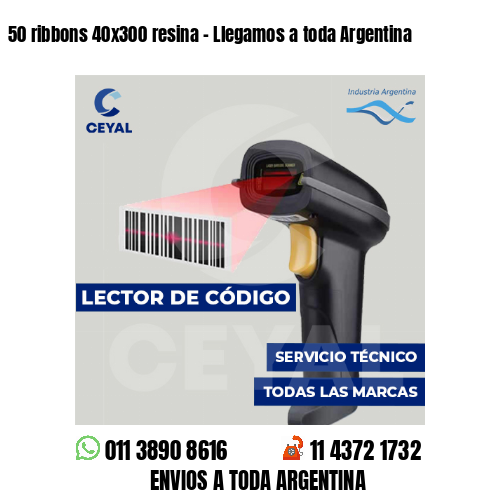 50 ribbons 40x300 resina - Llegamos a toda Argentina