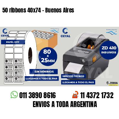 50 ribbons 40x74 - Buenos Aires