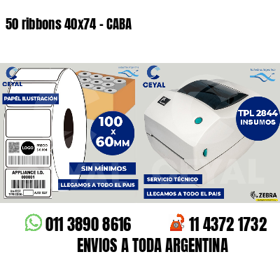 50 ribbons 40x74 - CABA