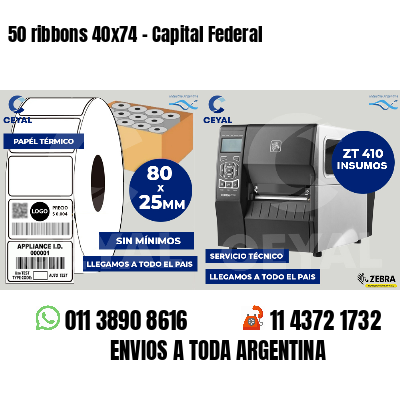 50 ribbons 40x74 - Capital Federal